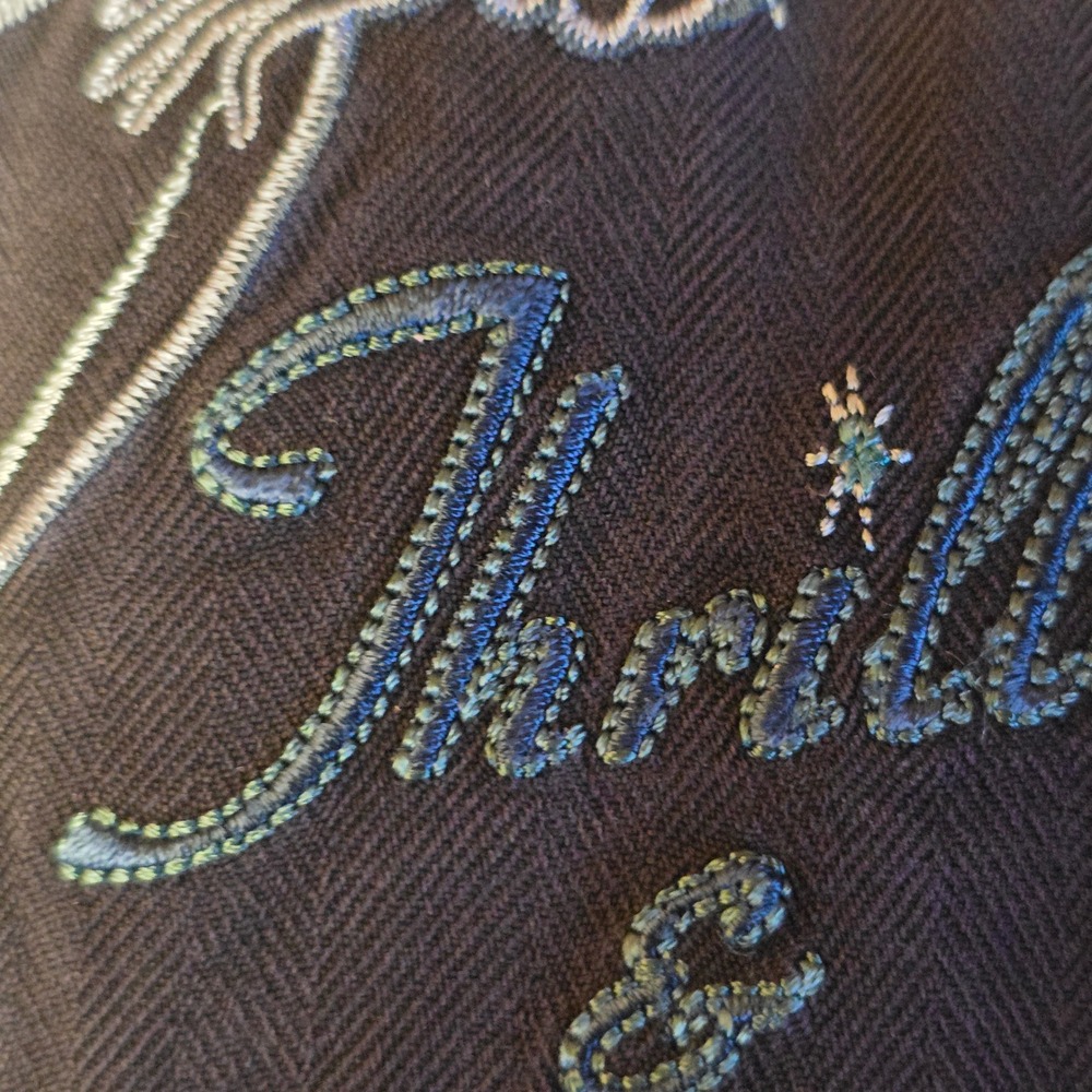 Tommy Bahama Mens XL Black Silk Bikinitini Martini Embroidered Camp Shirt XL - Picture 10 of 16